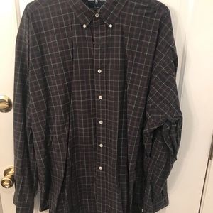Navy plaid shirt